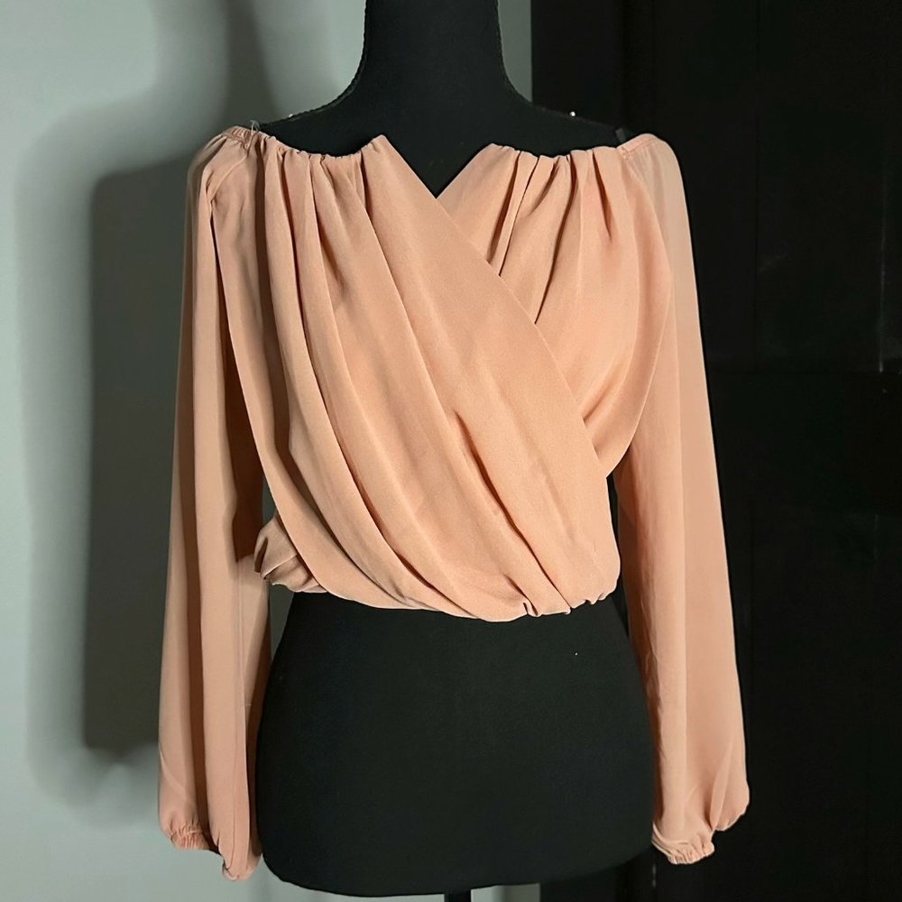 Windsor Off The Shoulder Cropped Shirt